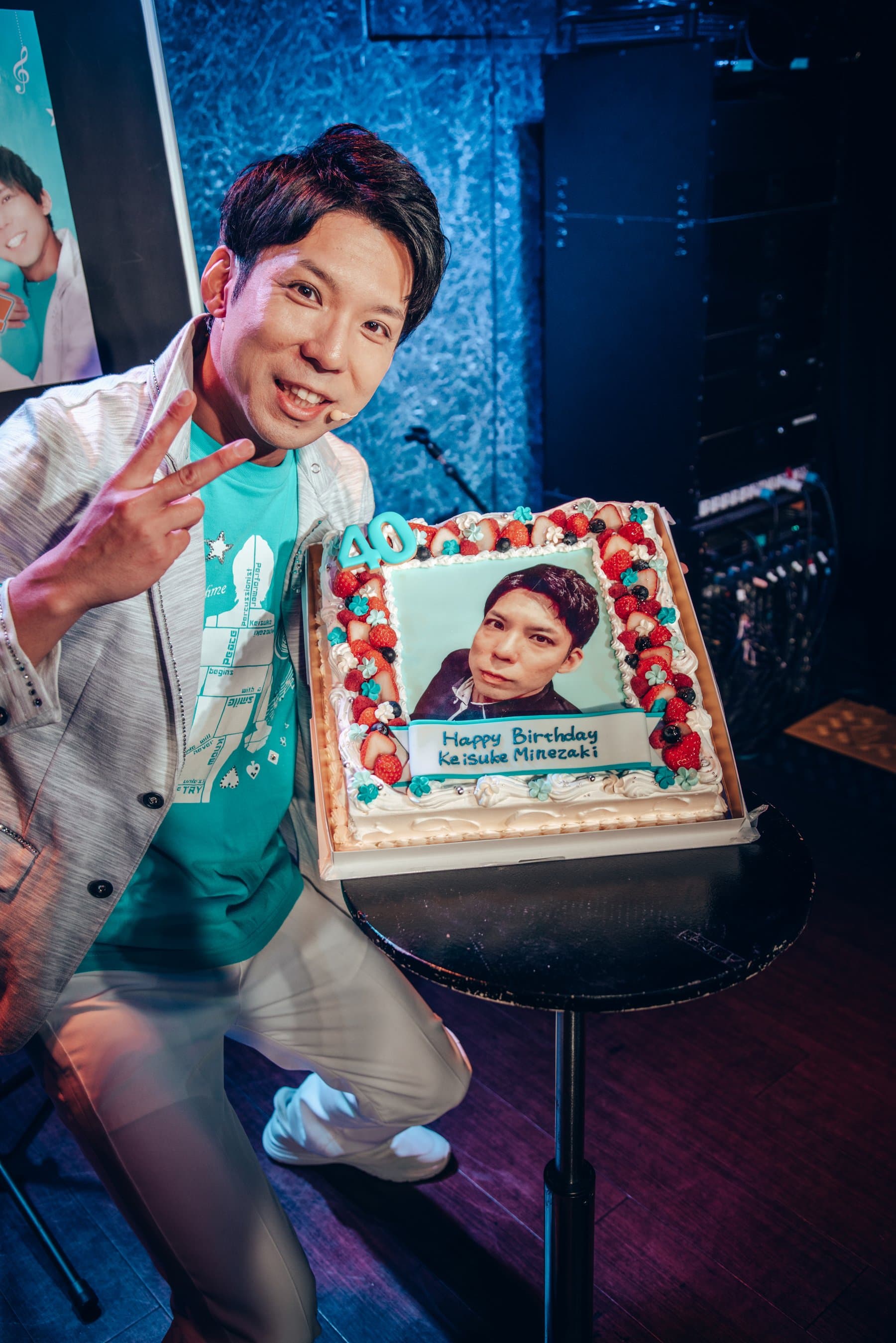 Live — birthday cake