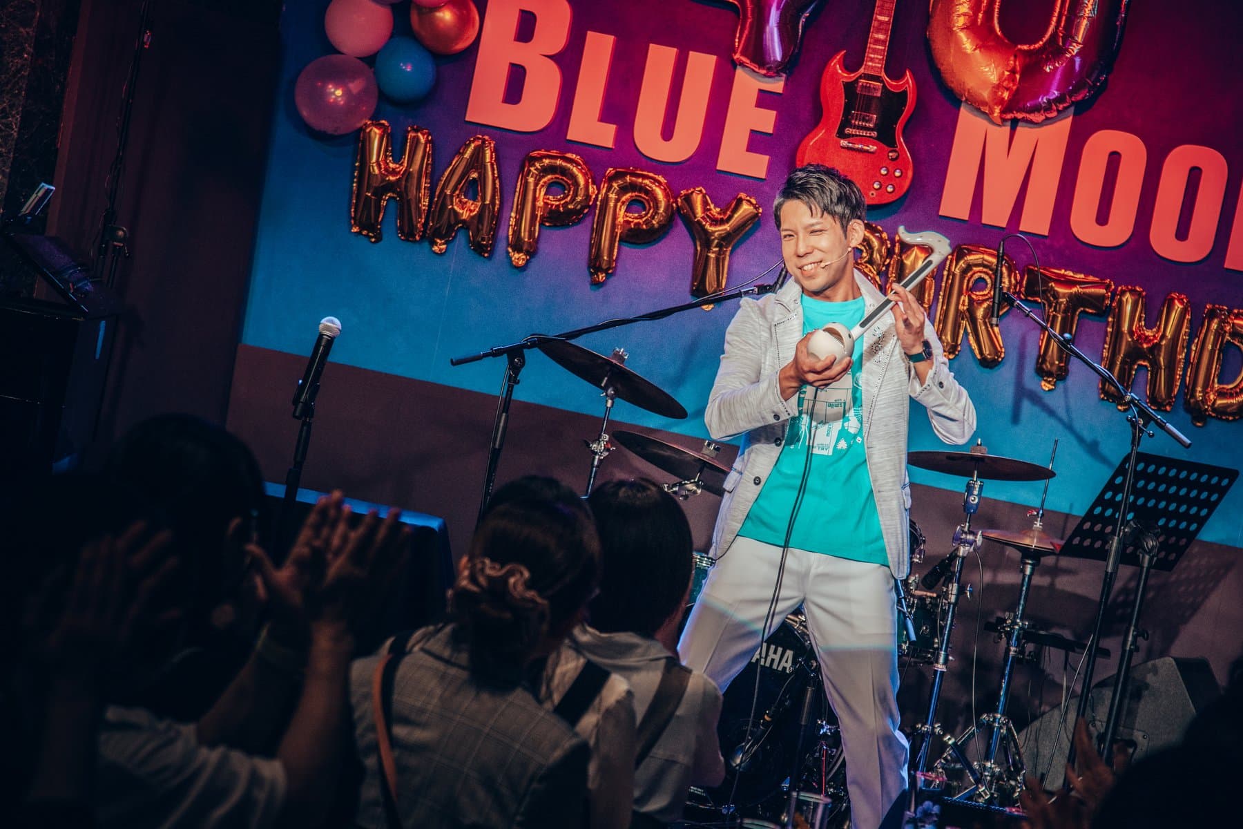 Live — birthday stage