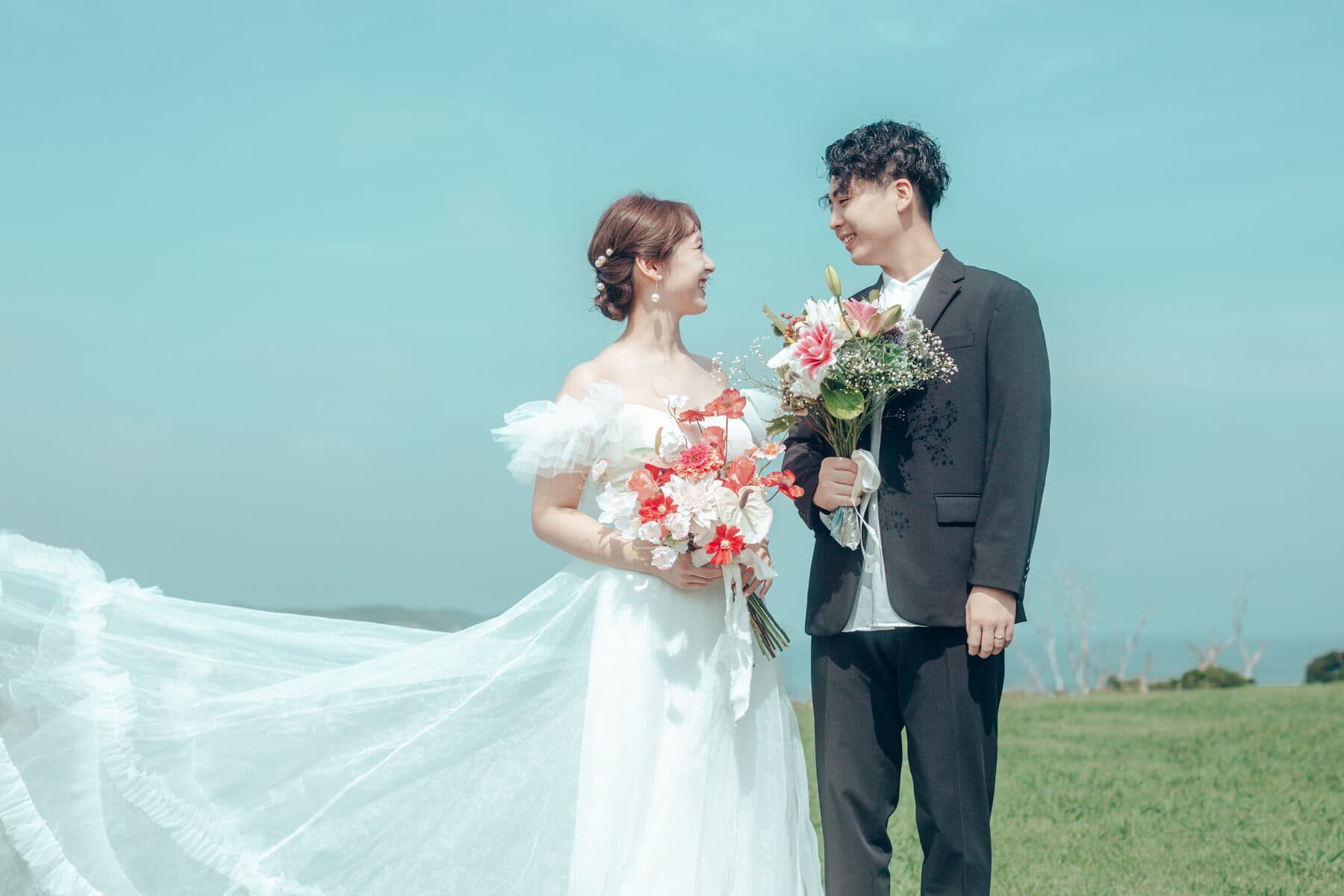 Wedding — couple paired